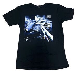 Slim Shady LP Shirt Small Album Cover Graphic Two Sided Eminem Licensed NWOT